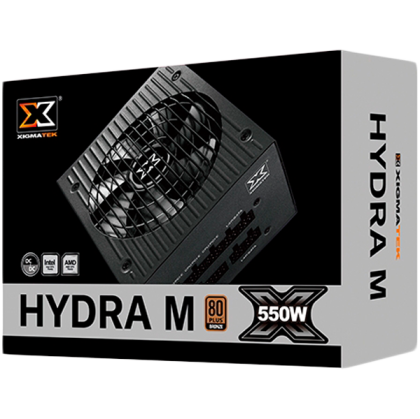 Xigmatek Hydra M 650 EN44214 EU, Full Modular, 650W, APFC DC to DC, AC 230V, 80 Plus Bronze, EU Power Cord, Color Box, 5Y Warranty