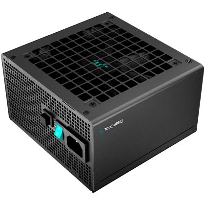 DeepCool PQ850M, 850W, 80 Plus GOLD, Full Japan Electrolytic Capacitors, Fully Modular, Flat Black Cables, 120mm FDB Fan, Fanless Mode, SCP/OPP/OTP/OVP/OCP/UVP, 10Y, R-PQ850M-FA0B-EU