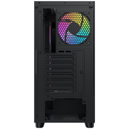 Xigmatek Endorphin Air V2 EN41822 Black, E-ATX/ATX/M-ATX/MINI ITX, USB3.0 X2, TYPE C X1, HD AUDIO, Mesh PSU Shroud, 2PCS Seamless TG, 4PCS S20A&Galaxy II Box & Remote