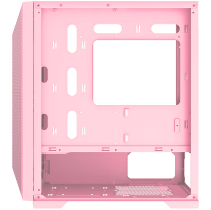 Gemini II Queen, EN48663, Pink, MATX, U3x1+U2x2, Meshed Grill ARGB LED Frontpanel & Left TG, 3PCS X24F Arctic Fixed RGB Fan