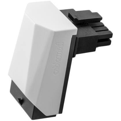 CableMod 12VHPWR 90 Degree Angled Adapter (Nvidia 4000 series) - Variant A - White