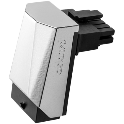 CableMod 12VHPWR 90 Degree Angled Adapter (Nvidia 4000 series) - Variant A - Silver