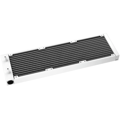 DeepCool LS720 WH, 360mm CPU Liquid Cooler, 3x120mm FC120 ARGB PWM Fans, ARGB Infinity Mirror, White, LGA 2066/2011-v3/2011/1700/1200/115x, AMD sTRX4/sTR4/AM5/AM4, 5Y, R-LS720-WHAMNT-G-1