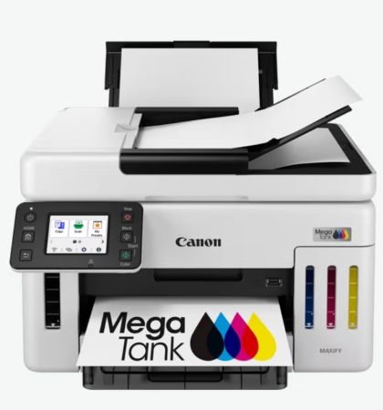 Мастилоструйно многофункционално устройство Canon MAXIFY GX6140 All-In-One, White&Black