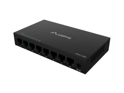 Комутатор Lanberg switch DSM1-1008 8-port, 1GB/s 12V Metal case