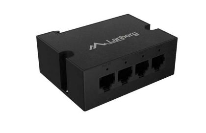 Аксесоар Lanberg Switch POE Extender DIN-GE4-BT-90W 1 x IN 3 x OUT Gigabit Ethernet DIN Rail BT 90W Metal Clips