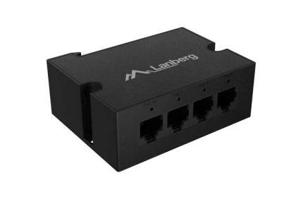 Аксесоар Lanberg Switch POE Extender DIN-FE4-AT-30W 1 x IN 3 x OUT Fast Ethernet DIN Rail AT 30W Metal Clips