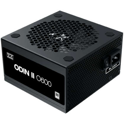 Xigmatek Odin II 600W (Black, AC 230V, DF APFC, Black Cable, 80PLUS, 120mm Fan, EU Power Cord, Color Box)