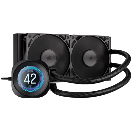 CORSAIR NAUTILUS 240 LCD, 240mm Radiator, Liquid CPU Cooler