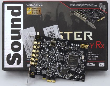 Разопакована звукова карта Creative Sound Blaster Audigy Rx вътрешна PCIe x1
