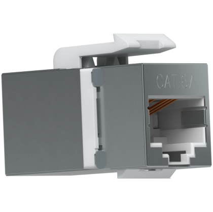 Ubiquiti UniFi UACC-Keystone-Jack-C6A Toolless keystone for terminating a Cat6A Ethernet jack without the use of a punch-down or crimping tool, (12) Keystone Jacks per pack