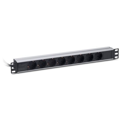 Филтър Formrack 19" 8 way power outlet strip (Schuko)  Aluminium 1U