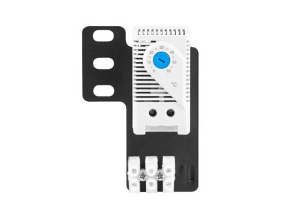 Аксесоар Lanberg closed-loop thermostat 10A for rack cabinets with 19" ear and terminal block, grey
