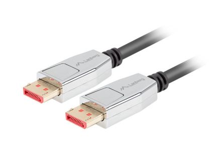 Кабел Lanberg display port cable M/M 20pin V1.4 8K 60Hz 1m, black