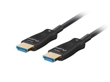 Кабел Lanberg HDMI M/M v2.1 cable 40m optical black aoc