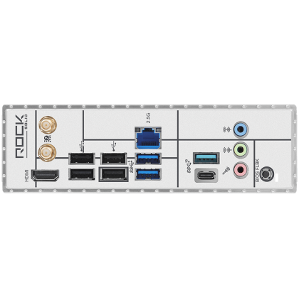 ASROCK MB Desktop B850 Rock WiFi 7, AM5, 4x DDR5, 1x PCIe 5.0 x16, 1x PCIe 4.0 x16, 1x Blazing M.2, 1x Hyper M.2, 4x SATA3, RAID 0, 1, 10, 7.1 CH HD Audio, 1x HDMI, 8x USB 3.2, 8x USB 2.0, 2x USB-C, 2.5G LAN, 2x Wi-Fi 7, BT, 1x HDMI, 1x SPDIF, ATX