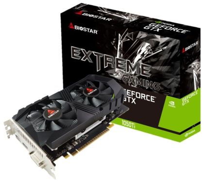 Видео карта BIOSTAR GeForce GTX 1050TI 4GB GDDR5