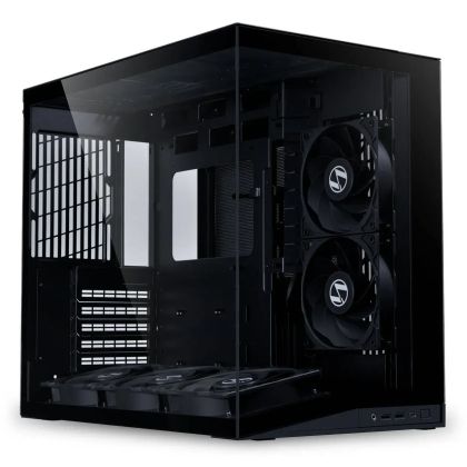 Кутия Lian Li O11 Dynamic Mini V2 Flow + 5 Вентилатора, Mini-Tower - Black