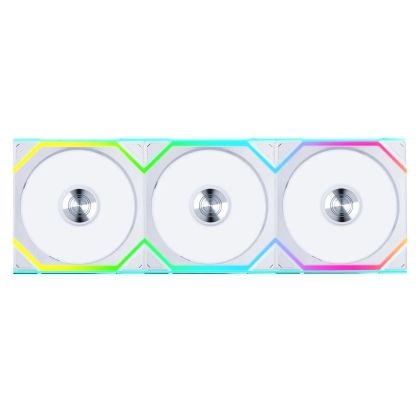 Вентилатори 3бр Lian Li UNI FAN SL Wireless ARGB PWM - 120 mm Бели + Контролер