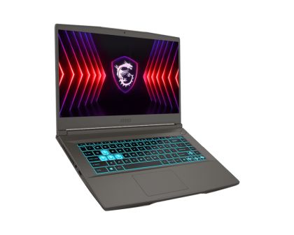 Лаптоп MSI Thin 15 B12UC, i5-12450H (8C/12T, up to 4.40 GHz, 12 MB), GeForce RTX 3050 4GB GDDR6, 15.6" FHD (1920x1080), 144Hz, IPS, 16GB RAM 2x8 (3200)MHz, 512GB PCIe Gen4x4 SSD, WiFi 6E, BT5.3, Backlit Kbd (Blue), NO OS, 52.4 Whrs, 1.86 kg