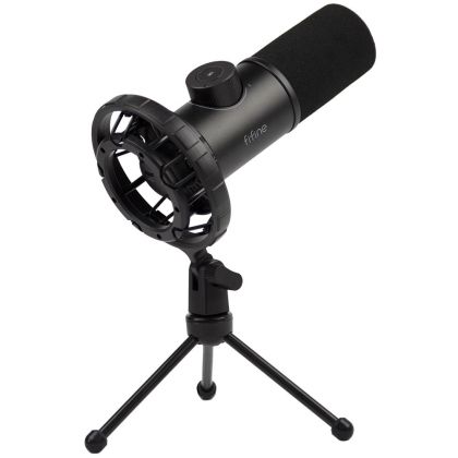 Настолен микрофон FIFINE K658 Dynamic RGB - Black