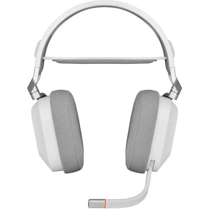 Геймърски слушалки с микрофон Corsair HS80 RGB White безжични PC/PS5/PS4