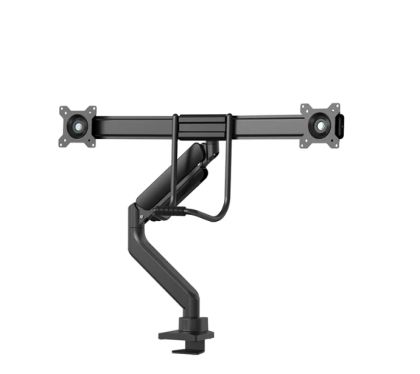 Стойка Neomounts Screen Desk Mount 2 screens (topfix clamp & grommet) for 2 Monitor Screens, Black
