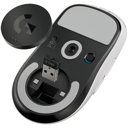 LOGITECH G PRO X SUPERLIGHT 2c compact wireless gaming mouse - WHITE - 2.4GHZ - EER2-933