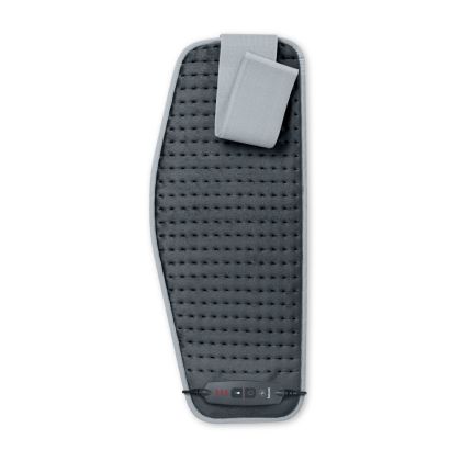 Термоподложка Beurer HK 60 Cosy Grey Abdominal & Back Heat Pad; 3 temperature settings; auto switch-off after 90 min; washable on 30°;Fast heating; Fleece fibre;BSS;69(L)x28(W) cm: Max waist 102sm