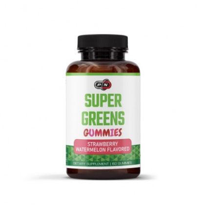 Pure Nutrition Super Greens Strawberry Watermelon - 60 Gummies