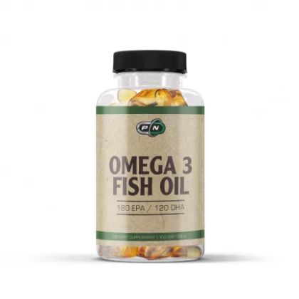 Pure Nutrition Omega 3 Fish Oil 180 EPA/120 DHA - 100 Дражета