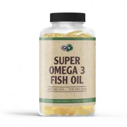 Pure Nutrition Super Omega 3 Fish Oil 1000 mg - 400 EPA / 300 DHA - 200 Дражета