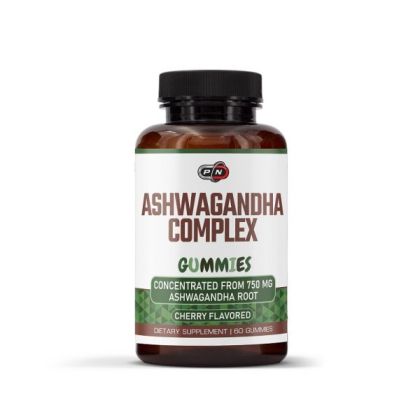 Pure Nutrition Ashwagandha Complex Cherry Flavored 60 Gummies