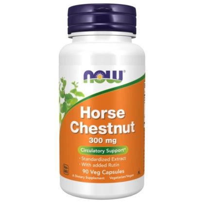 Now Foods Now Horse Chestnut Extract 300 мг 90 Веган Капсули