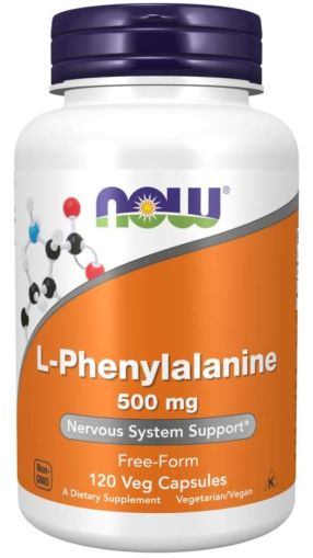 Now Foods NOW L Phenylalanine 500 мг 120 Капсули