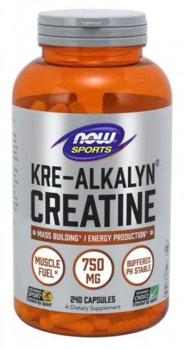 Now Foods NOW Sports Kre Alkalyn Creatine 750 мг 240 Капсули