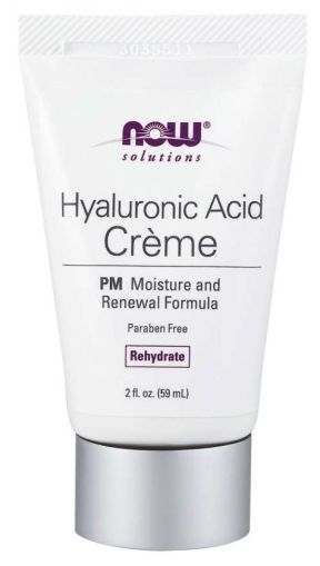 Now Foods NOW Нощен Крем С Хиалуронова Киселина Hyaluronic Acid Cream Night Formula 59 мл