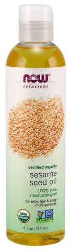 Now Foods NOW Био Сусамово Масло Sesame Seed OIL Organic 237 мл