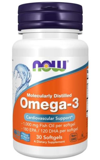 Now Foods NOW Omega 3 1000 мг 30 Дражета