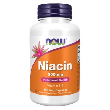 Now Foods NOW Vitamin B 3 (niacin) 500 мг 100 Vcaps