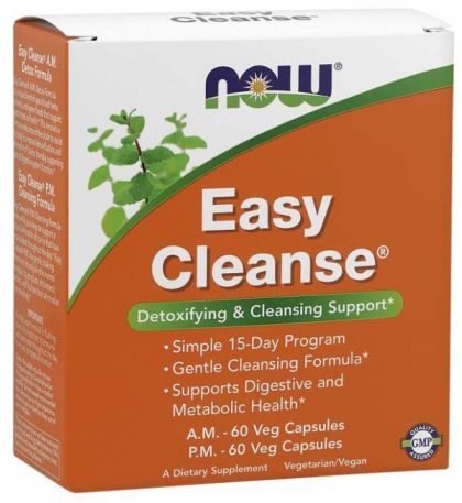 Now Foods NOW Easy Cleanse Kit Am/pm 2 X 60 Капсули