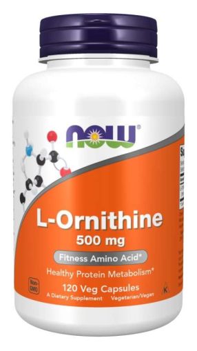 Now Foods NOW L Ornithine 500 мг 120 Капсули