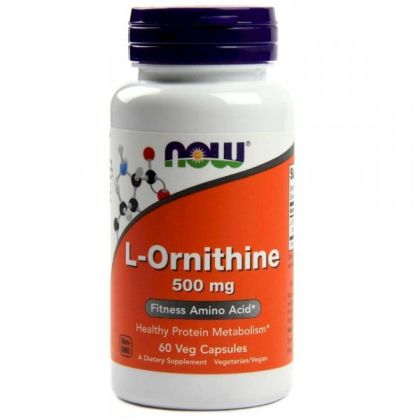 Now Foods NOW L Ornithine 500 мг 60 Капсули