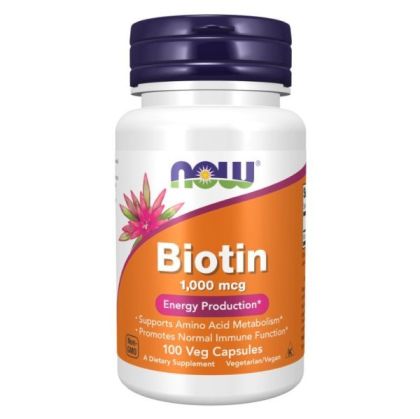 Now Foods NOW Biotin (витамин B 7) 1000 кг 100 Капсули
