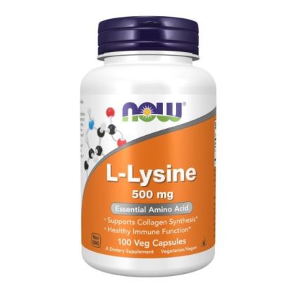 Now Foods NOW L Lysine 500 мг 100 Капсули