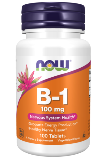 Now Foods NOW Витамин B 1 (thiamine) 100 мг 100 Таблетки