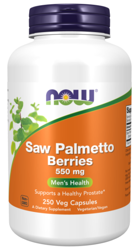 Now Foods NOW Saw Palmetto Berries 550 мг 250 Капсули