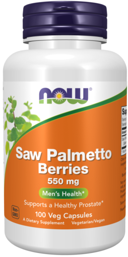 Now Foods NOW Saw Palmetto Berries 550 мг 100 Капсули