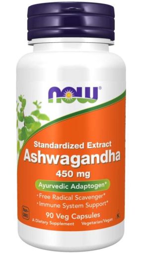 Now Foods NOW Ashwagandha Extract 450 мг 90 Капсули