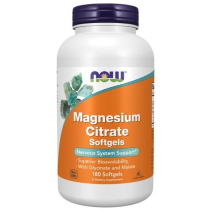 Now Foods NOW Magnesium Citrate 134 мг 180 Дражета